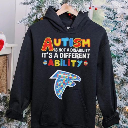 Atlanta Falcons NFL Autism Is Not A Disability 2024 Shirt