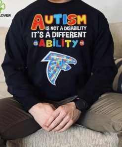 Atlanta Falcons NFL Autism Is Not A Disability 2024 Shirt