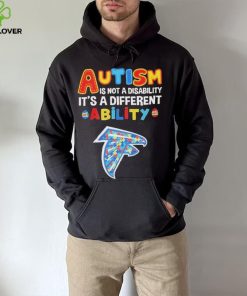 Atlanta Falcons NFL Autism Is Not A Disability 2024 Shirt