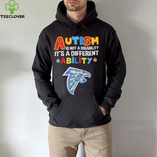 Atlanta Falcons NFL Autism Is Not A Disability 2024 Shirt