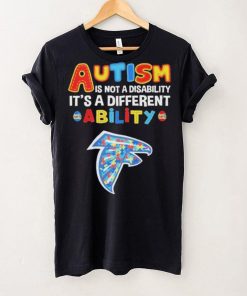 Atlanta Falcons NFL Autism Is Not A Disability 2024 Shirt