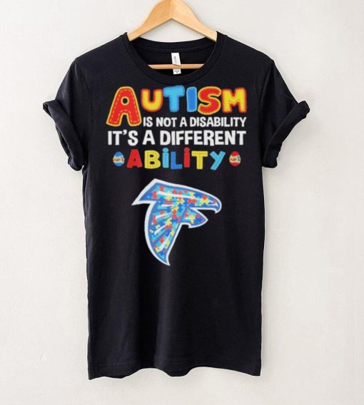 Atlanta Falcons NFL Autism Is Not A Disability 2024 Shirt