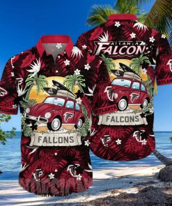 Atlanta Falcons NFL Floral Full Printed Hawaiian Shirt 1 Atlanta Falcons NFL Floral Full Printed Hawaiian Shirt