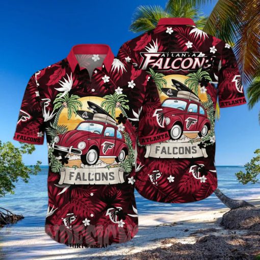 Atlanta Falcons NFL Floral Full Printed Hawaiian Shirt