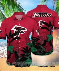 Atlanta Falcons NFL Flower 3D All Over Print Hawaiian Shirt