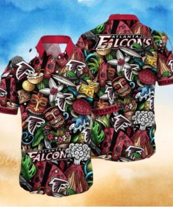 Atlanta Falcons NFL Flower Aloha Summer Hawaii Shirts