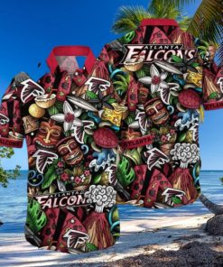 Atlanta Falcons NFL Flower Aloha Summer Hawaii Shirts