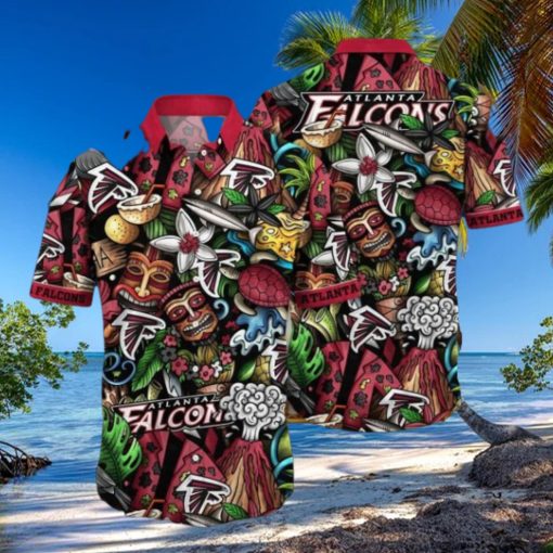 Atlanta Falcons NFL Flower Aloha Summer Hawaii Shirts