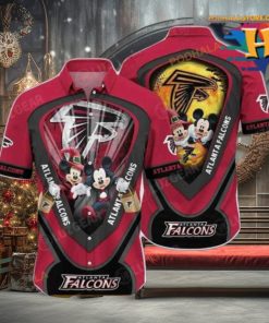 Atlanta Falcons NFL Hawaiian Shirt Graphic Mickey Halloween Night Style For Fans