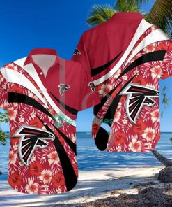 Atlanta Falcons NFL Hibiscus Tropical Flower Hawaiian Shirt