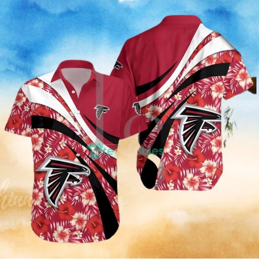 Atlanta Falcons NFL Hibiscus Tropical Flower Hawaiian Shirt