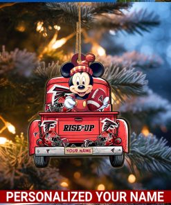 Atlanta Falcons NFL Mickey Ornament Personalized Your Name SP12102332ID05