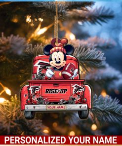 Atlanta Falcons NFL Mickey Ornament Personalized Your Name SP12102332ID05