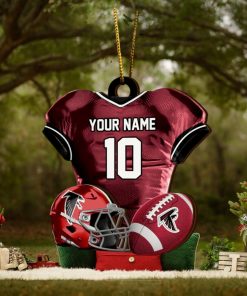 Atlanta Falcons NFL Sport Ornament Custom Name And Number