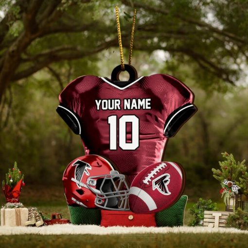 Atlanta Falcons NFL Sport Ornament Custom Name And Number