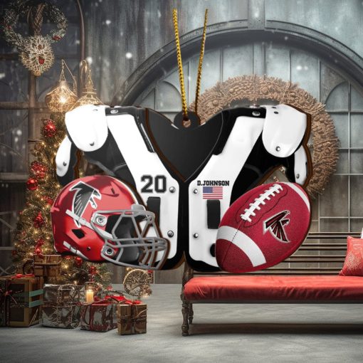 Atlanta Falcons NFL Sport Ornament Custom Your Name And Number