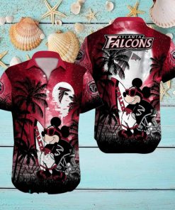 Atlanta Falcons NFL Team Logo Baby Yoda Hawaiian Shirt