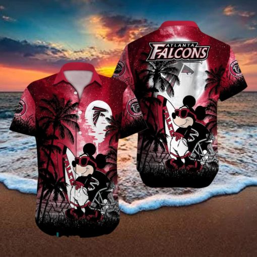 Atlanta Falcons NFL Team Logo Baby Yoda Hawaiian Shirt