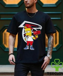 Atlanta Falcons NFL X Bart Simpson cartoon shirt 3 Atlanta Falcons NFL X Bart Simpson cartoon shirt