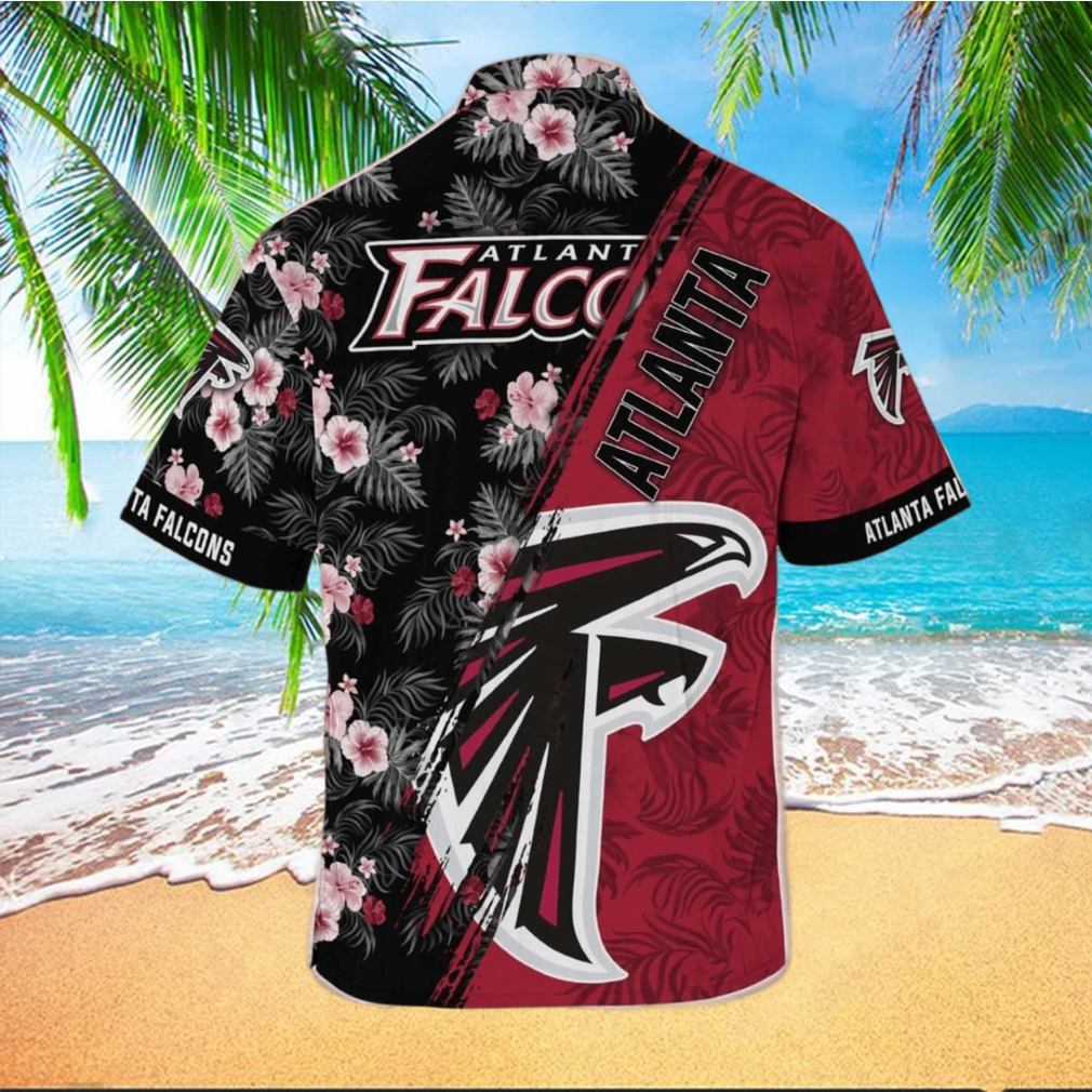 Atlanta Falcons NFL x Mickey Mouse Tropical Pattern Hawaiian Shirt Atlanta Falcons NFL x Mickey Mouse Tropical Pattern Hawaiian Shirt