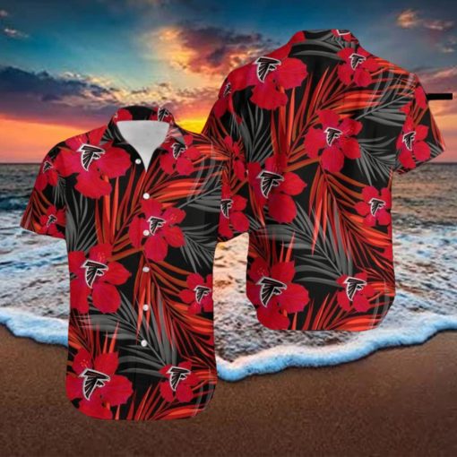 Atlanta Falcons New Design 3D Flower Hawaiian Shirt For Men Women