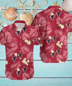 Atlanta Falcons New Style 3D Flower Hawaiian Shirt For Men Women