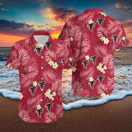 Atlanta Falcons New Style 3D Flower Hawaiian Shirt For Men Women