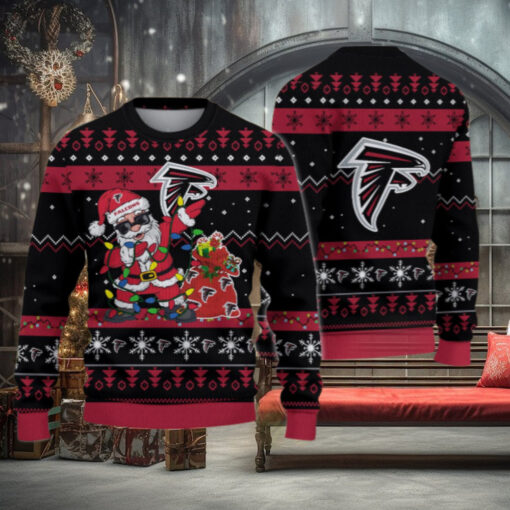 Atlanta Falcons Santa Claus Ugly Christmas Sweater
