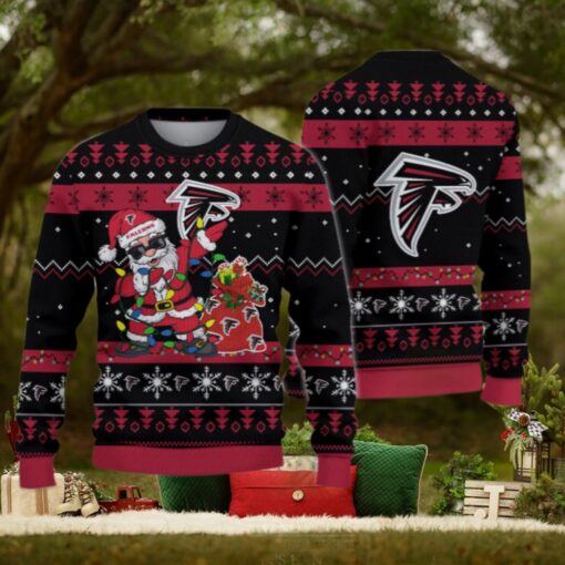 Atlanta Falcons Santa Claus Ugly Christmas Sweater