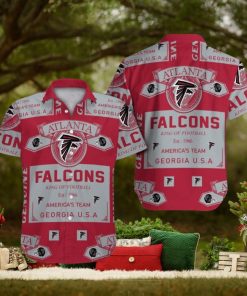 Atlanta Falcons Shirt Button Up Hawaiian Short Sleeve Tropical