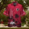 Short Sleeve Atlanta Falcons Hawaiian Shirt Button Up Tropical