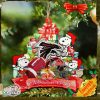 Iowa State Cyclones Snoopy Christmas NCAA Ornament Personalized Your Family Name