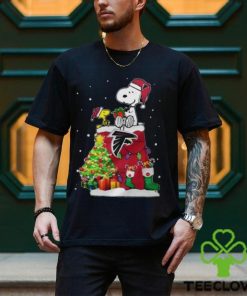 Atlanta Falcons Snoopy And Woodstock Christmas Shirt