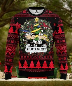 Atlanta Falcons Snoopy Christmas Ugly Sweater