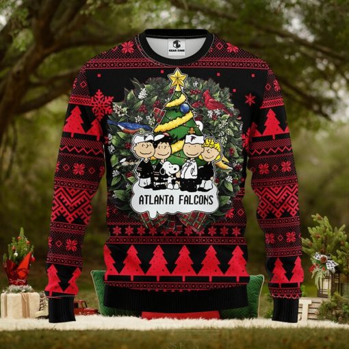 Atlanta Falcons Snoopy Christmas Ugly Sweater