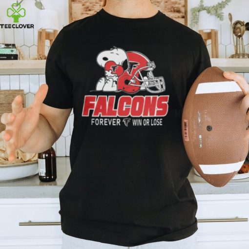 Atlanta Falcons Snoopy Forever Win Or Lose Shirt