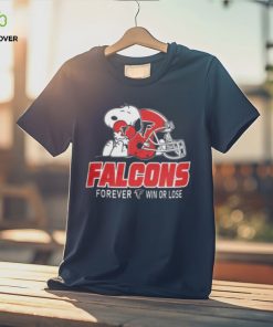 Atlanta Falcons Snoopy Forever Win Or Lose Shirt