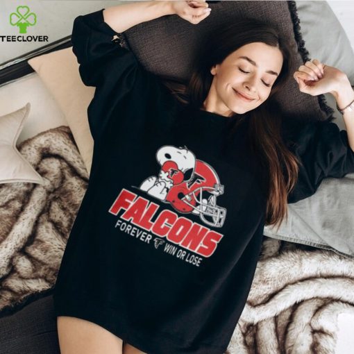 Atlanta Falcons Snoopy Forever Win Or Lose Shirt