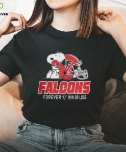 Atlanta Falcons Snoopy Forever Win Or Lose Shirt