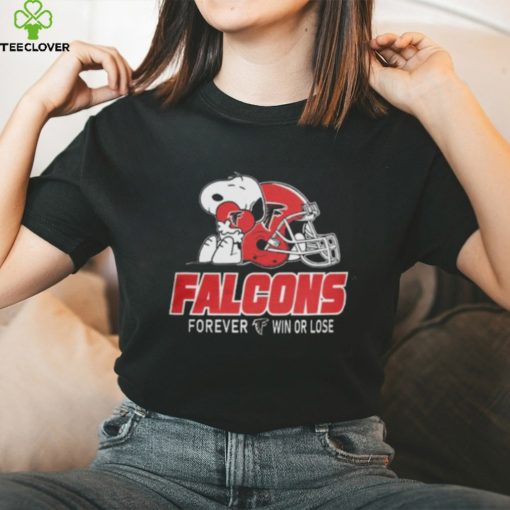 Atlanta Falcons Snoopy Forever Win Or Lose Shirt