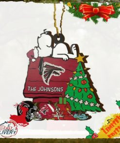 Atlanta Falcons Snoopy NFL Sport Ornament Custom Name