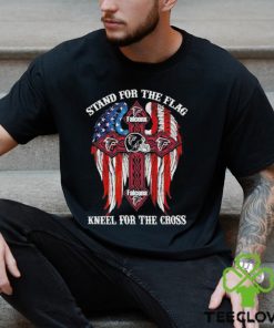 Atlanta Falcons Stand For The Flag Kneel For The Cross 2024 T shirt