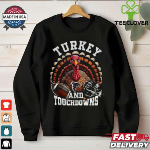 Atlanta Falcons Thanksgiving Touchdowns & Turkey Shirt