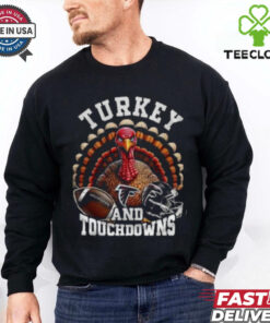 Atlanta Falcons Thanksgiving Touchdowns & Turkey Shirt