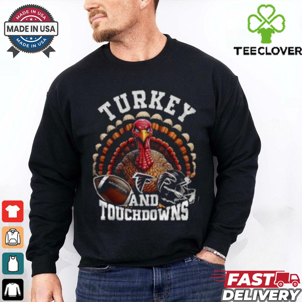 Atlanta Falcons Thanksgiving Touchdowns & Turkey Shirt Atlanta Falcons Thanksgiving Touchdowns & Turkey Shirt