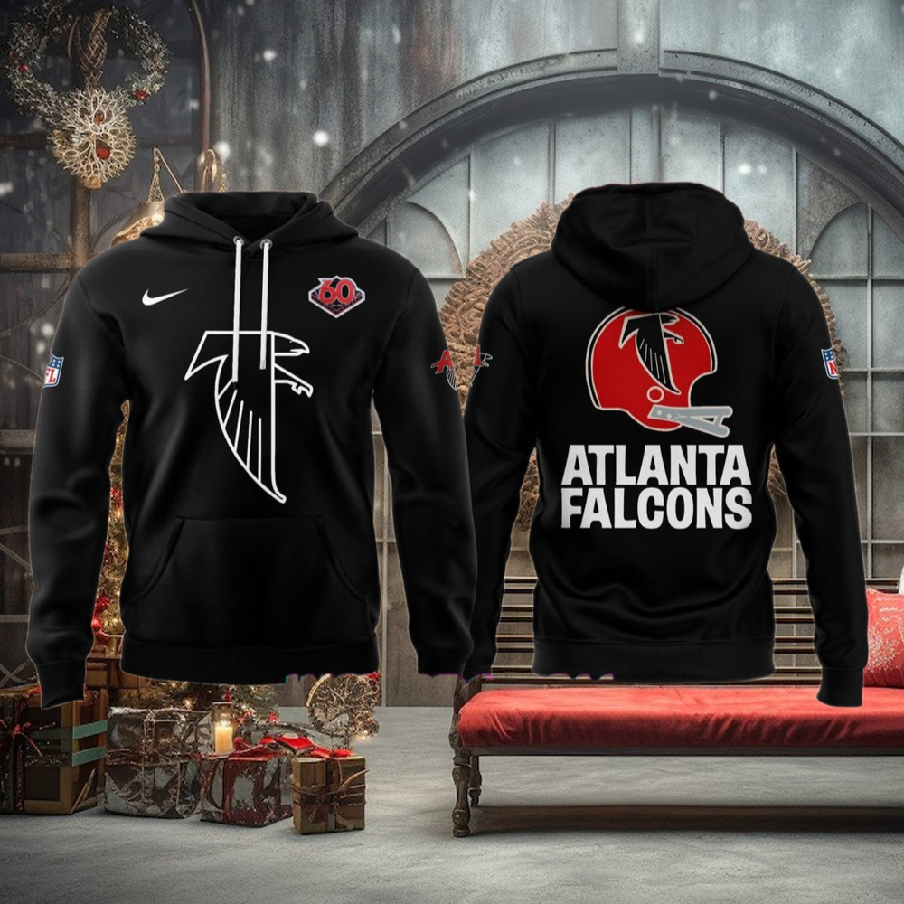 Atlanta Falcons Throwback 2025 Black Hoodie Atlanta Falcons Throwback 2025 Black Hoodie