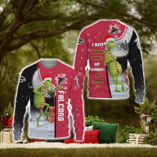Atlanta Falcons Tree Beach New Trends 3D Sweater Christmas For Fans Gift