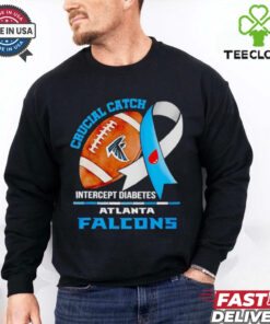 Atlanta Falcons crucial catch intercept diabetes hoodie, sweater, longsleeve, shirt v-neck, t-shirt