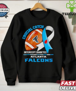 Atlanta Falcons crucial catch intercept diabetes hoodie, sweater, longsleeve, shirt v-neck, t-shirt