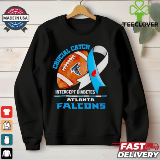 Atlanta Falcons crucial catch intercept diabetes hoodie, sweater, longsleeve, shirt v-neck, t-shirt